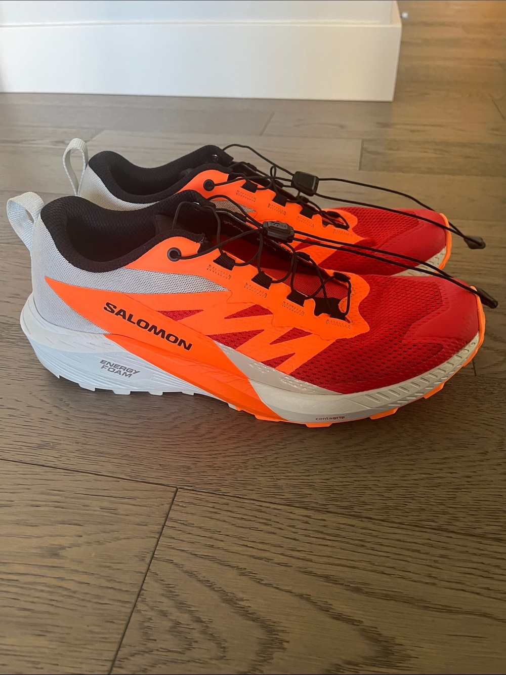 Salomon Men's Sense Ride 5 trail Shoes with Quicklace size 10.5 - Picture 3 of 7